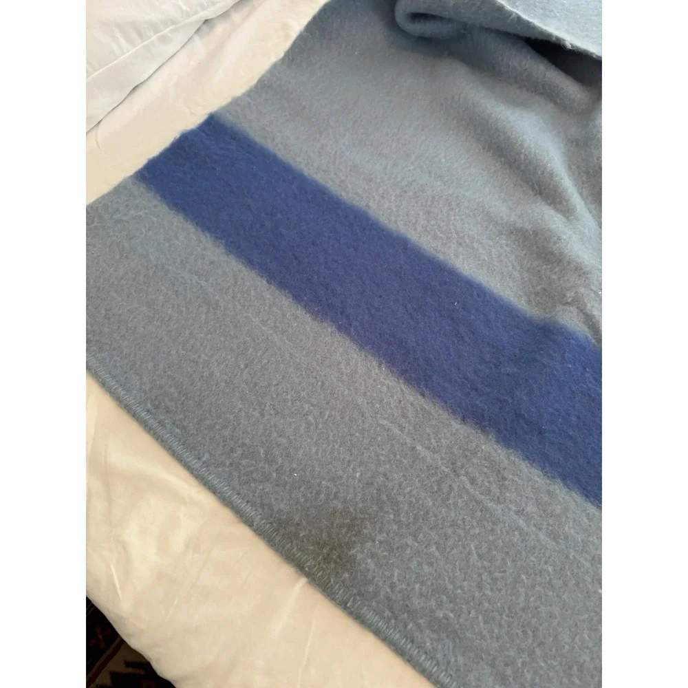 Early's Witney 4 Point Blanket Blue 100% Wool 88